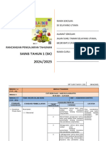 RPT Sains Tahun 1 2024-2025