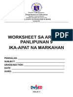 Worksheet Ap9 (4THQ)