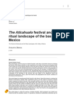 The Atlcahualo festival and the ritual landscape of the basin of Mexico(English)