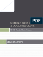 Section 2 Block Diagrams & Signal Flow Graphs