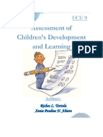 Assessment of Children's Development and Learning
