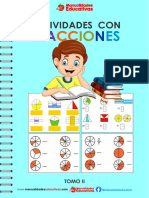 2 Tomo Ii Cuaderno de Ejercicios de Fracciones Primaria