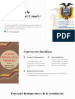 Introduccion a La Constitucion Del Ecuador