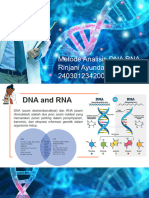 PPT Metode Analisis DNA  RNA UTS_Rinjani Ayundatika Putri_24030123420010