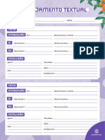 Folha de Rascunho e Planejamento Textual
