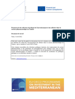 Document de Travail Secteur Pharmaceutique Tunisien Avril 2022