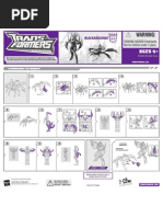 TFA Blackarachnia Instructions