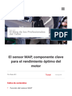 El sensor MAP, componente clave para el rendimiento óptimo del m