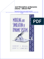 Modeling and Simulation of Dynamic Systems Ebook PDF