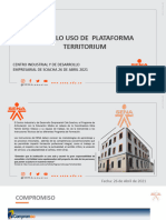 Estandarización Plataforma Territorium Articulación 2021