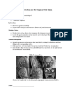 Reproduction and Development Unit Exam: Description