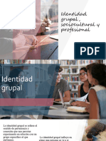 Identidad Grupal, Sociocultural y Profesional