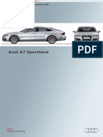 Программа самообучения 478. Audi A7 Sportback. Audi Service Training