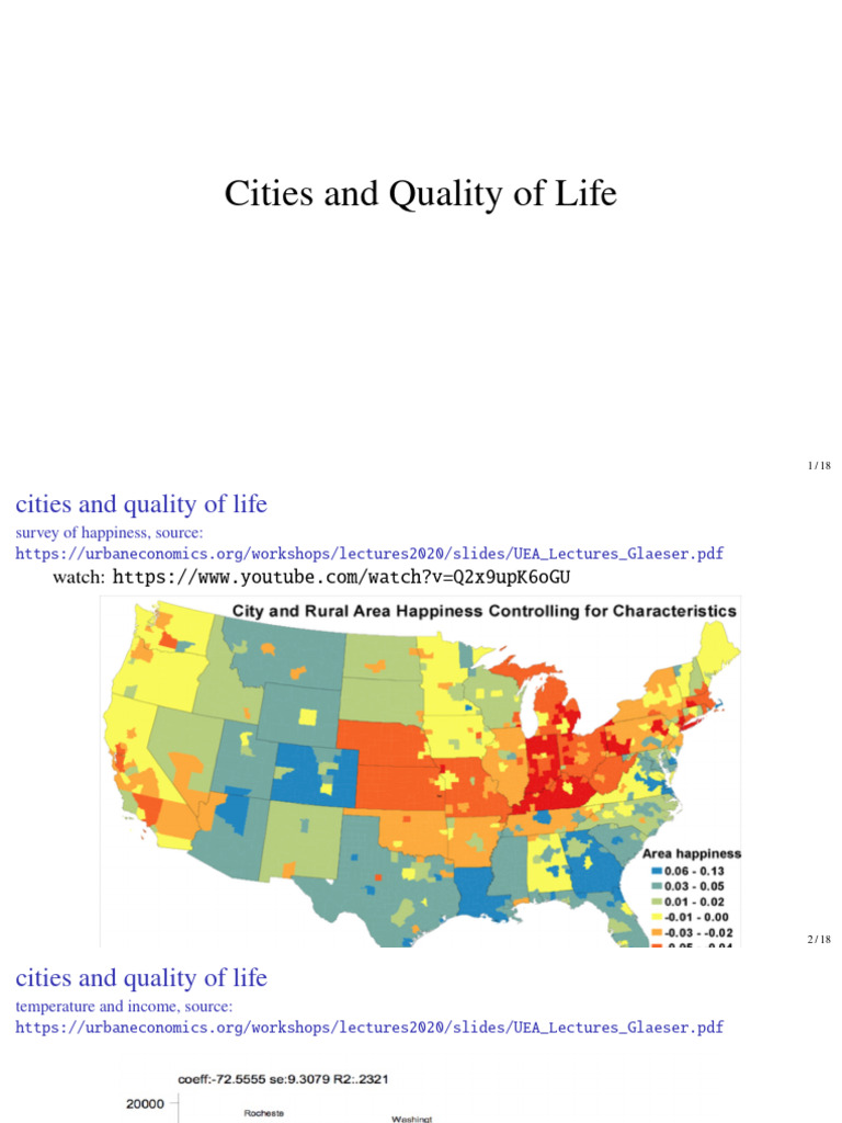 Rosen-Roback Model in Urban Economics | PDF | Economic Equilibrium ...