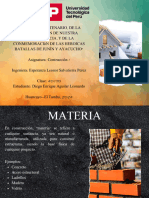 MATERIA, MATERIAL Y MATERIALIDAD