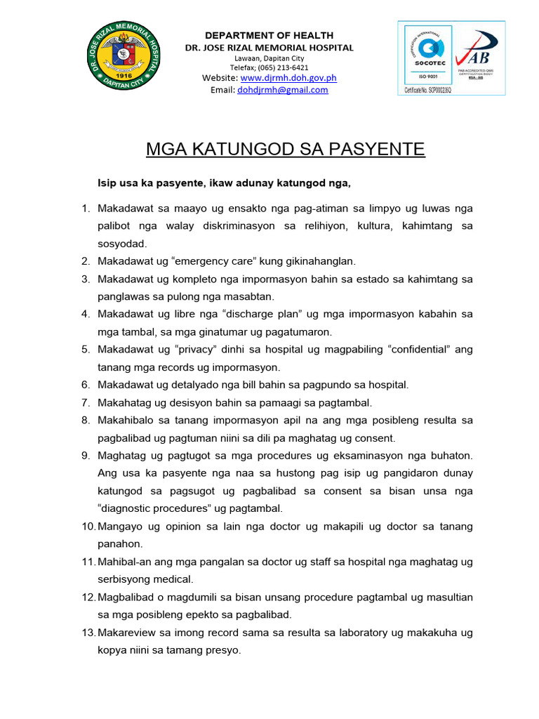 Patients Rights | PDF