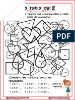 Figuras Escondidas. Tablas