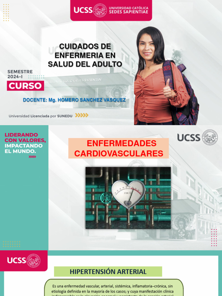 Enfermedades Cardiovasculares | PDF | Hipertensión | Insuficiencia cardíaca