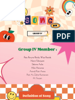 PPT ENGLISH LESSON GROUP 4 - SONG (1)