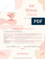 Art History Thesis XL by Slidesgo