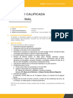 Indicaciones para EF - Bases de La Nutrición