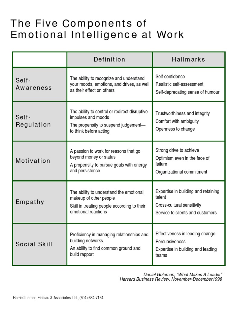 Emotional Intelligence at Work | PDF