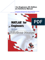 Download full Matlab For Engineers 4Th Edition Moore Solutions Manual pdf