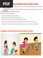 Dibujo Sobre La Igualdad de Genero para Colorear | PDF