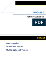 MODULE 1 (Vector Analysis)