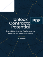 Top 14 Contractor Performance Metrics in Heavy Industry