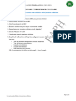 Exercices - BioCell - Lecon9 - Matrice Extrcellulaire-Jonctions Cellulaires