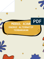 MODUL AJAR MATERI ENERGI ALTERNATIF - Yeni Kustyaningrum