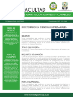 DOCTORADO EN CIENCIAS EMPRESARIALES CON ENFASIS EN ADMINISTRACION DE EMPRESAS y EN CONTABILIDAD