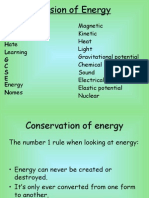 Revision of Energy