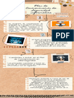 Infografía de Proceso Proyecto Collage Papel Marrón