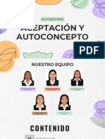 Autoestima, Aceptación y Autoconcepto