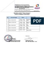 Jadwal PAT 2023-2024 Kelas 6