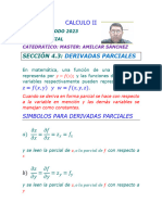 4.3 Derivadas Parciales