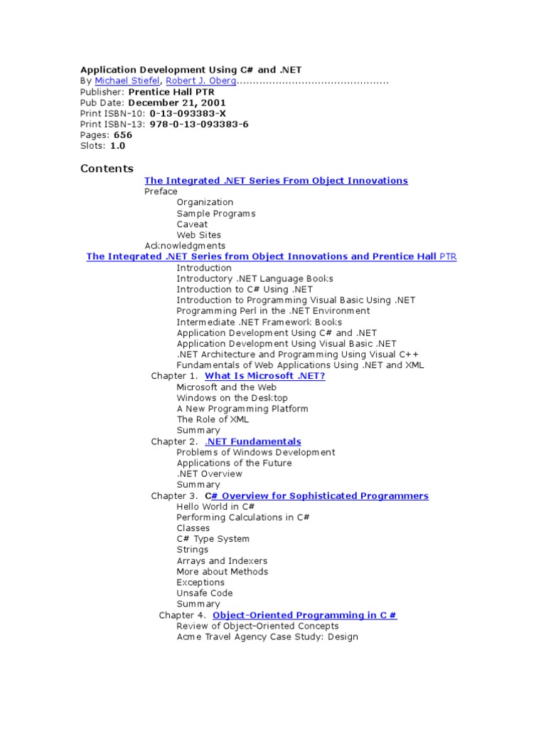 CSharp | PDF | Web Service | Component Object Model