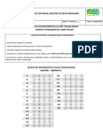 Bloco - Matemática - 7º A - B - C - D - e