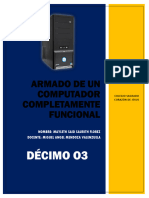 Armado Computador