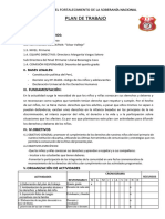 Esquema de Plan de Trabajo de Comisiones - Los Derechos Del Niño