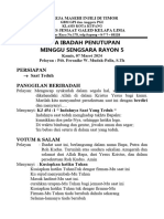 Lit Penutupan Pelayanan