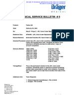 Drager Fabius GS Technical Service Bulletin 5