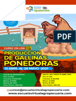 Curso Online Produccion Gallinas Ponedoras 2021