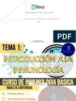 Introduccion A La Inmunologia Historia Clasificacion de La Inmunidad Respuesta Inmune 150858 Downloable 860800