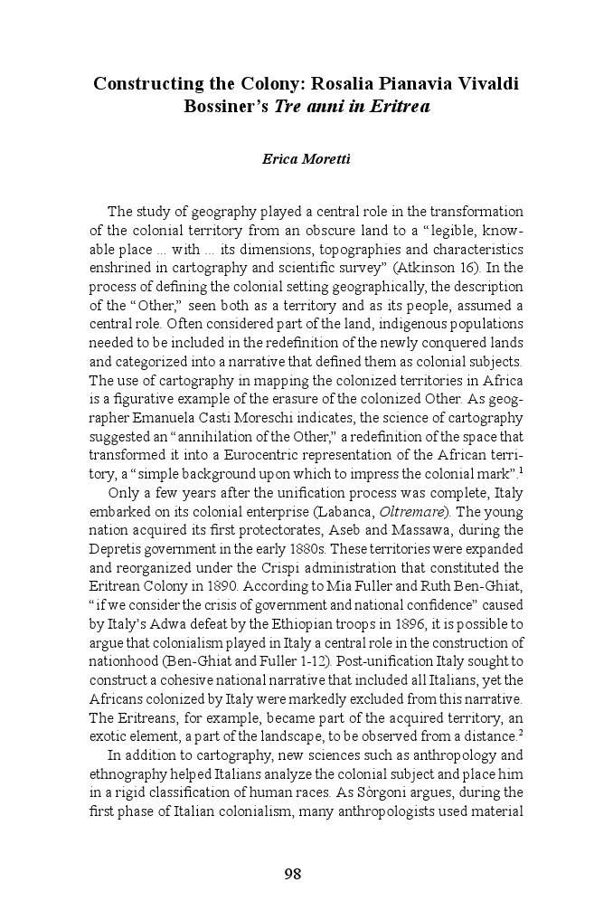 Colonial Narratives and Gender Roles | PDF | Eritrea | Anthropology