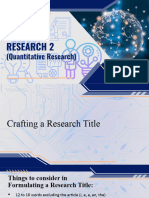 Crafting a Title in Research