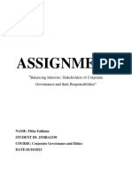 CORPORATE GOVERNANCE-assignment