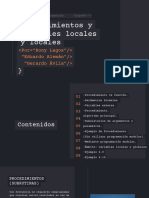 Presentación Propuesta Técnica Desarrollo Código Programación Fondo Oscuro